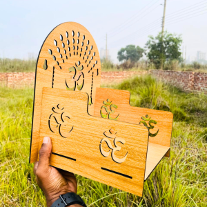 ঠাকুর আসন উড কালার ছোট সাইজ